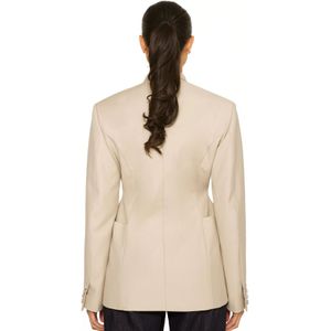 Premium Oversized Blazer - Beige XS