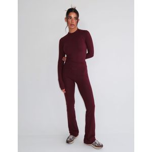 Noelle Pants - Deep Cherry XXS