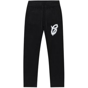 Croyez Women Fluffy Essence Knit Sweatpants - Black L