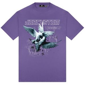 JorCustom Dove Loose Fit T-Shirt - Purple S