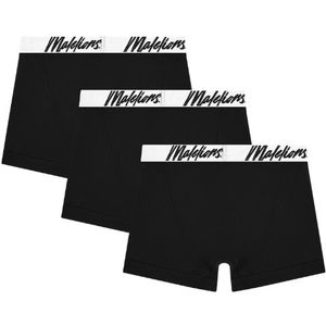 Malelions Boxer 3-Pack - Black/Black XL