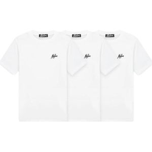 Malelions Signature T-Shirt 3-Pack - White XS