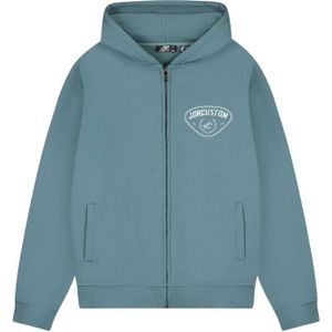 JorCustom Race Again Fleece Zipped Hoodie - Ocean Blue XS