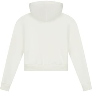 Malelions Women Cropped Zip Hoodie - Off White L