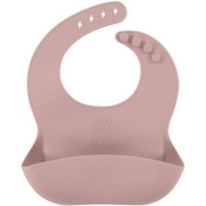 Malelions Baby Silicone Bib Slabbetje - Light Pink OS