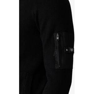 Quotrell Bilbao Knitted Hoodie - Black S