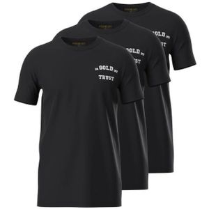 In Gold We Trust Women Basic T-Shirt 3-Pack - Black