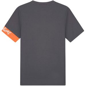 Malelions Captain T-Shirt 2.0 - Antra/Orange XXL