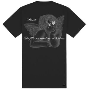 JorCustom Angel Slim Fit T-Shirt - Dark Grey L