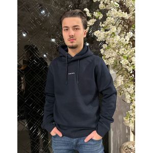 Essential Logo Hoodie - Navy L