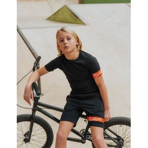Malelions Kids Captain T-Shirt 2.0 - Black/Orange 92