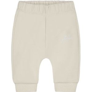 Malelions Baby Signature Trackpants - Beige 6-9M