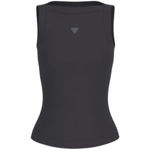 Guess Tina Ribs Tank Top - Jet Black XS