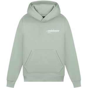 Malelions Kids Worldwide Hoodie - Aqua Grey/Mint