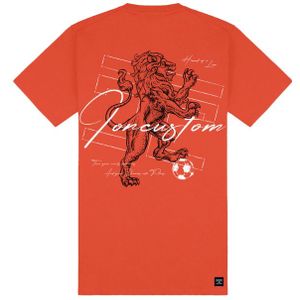 JorCustom EK2024 Heart Of a Lion Slim Fit T-Shirt - Orange XS