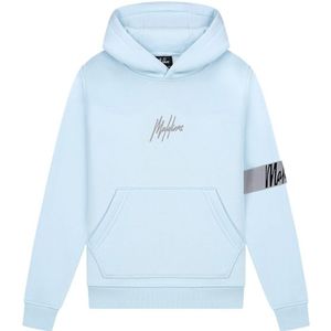 Malelions Kids Captain Hoodie 2.0 - Light Blue/Grey 116