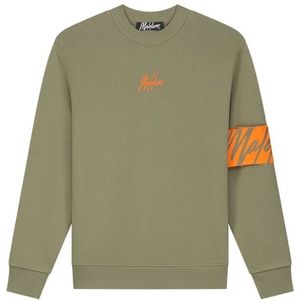 Malelions Captain Sweater - Green/Orange M