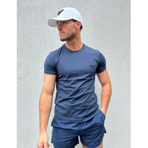 Emporio Armani  Patch T-Shirt - Blue Navy
