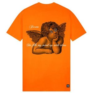 JorCustom KD25 Angel Slim Fit Tee - Orange XS