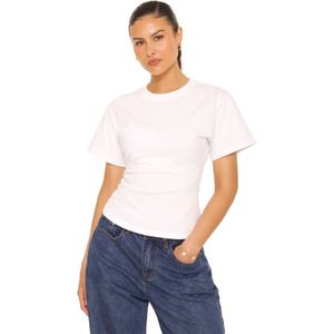 Oversized Waist Tee - White XS