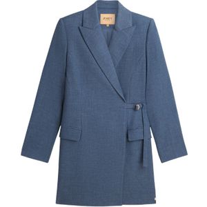 Fayollah Blazer Dress - Blue Chambray XXS