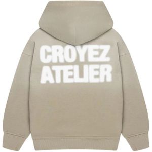 Croyez Mini Sprayed Atelier Hoodie - Dusty Olive 1/2 YRS