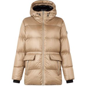 Women Moonstone Gold Jacket - Champagne XS