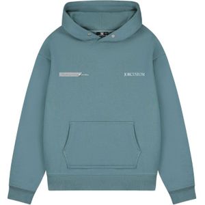 JorCustom Angel 2.0 Fleece Oversized Hoodie - Ocean Blue XS