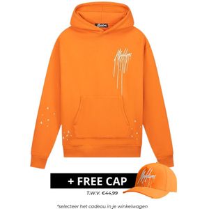 Malelions Limited King's Day Painter Hoodie - Orange/White XL