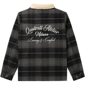 Quotrell Lugano Overshirt - Black/white XL