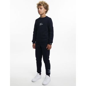 Malelions Kids Split Essentials Sweater Combi-set - Navy/Light Blue Default