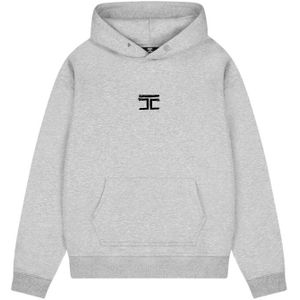 JorCustom Women Artist Fleece Oversized Hoodie - Grey Melange XS