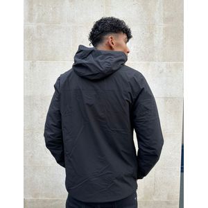 Airforce Light Weight Hooded Jacket - True Black L