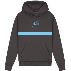 Malelions Kids Tube Hoodie - Graphite/Bright Blue 4-104