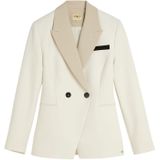 JOSH V - Kenny - Blazer - Ecru - 76% Polyester - 20% Viscose - 4% Elastaan