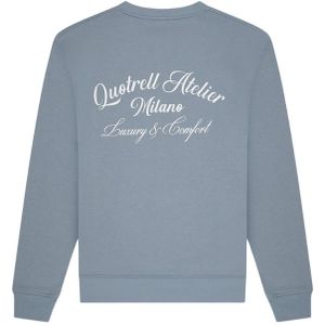 Quotrell Women Atelier Milano Crewneck - Muted Blue/White M