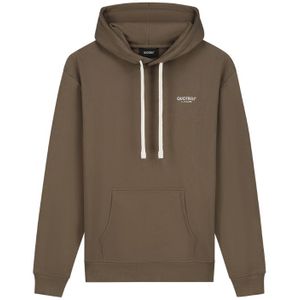 Quotrell L'Atelier Hoodie - Brown/White XL