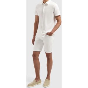 The Steve Skinny Fit Shorts - White 38
