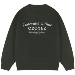 Croyez Mini Fraternité Sweater - Dark Green 1/2 YRS