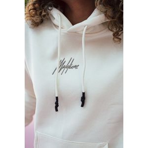 Malelions Women Captain Hoodie - Off-White/Taupe M