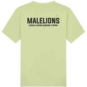 Malelions Worldwide Paint T-Shirt - Light Green XXL