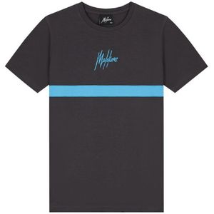 Malelions Kids Tube T-Shirt - Graphite/Bright Blue 4-104