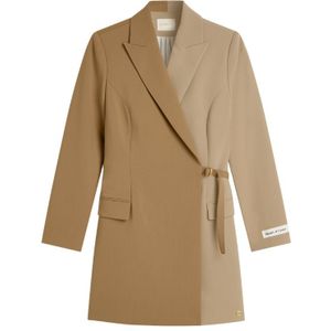 Fayollah Dress - Khaki Light Camel XXS