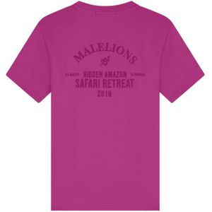 Malelions Women Hidden Amazon T-Shirt - Hot Pink L
