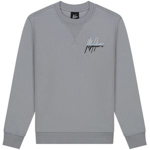 Malelions Kids Split Sweater - Grey/Light Blue 140