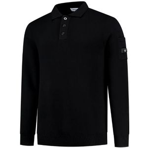 Quotrell Couteux Knitted Button Up - Black