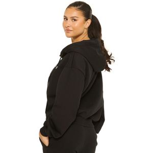 Essential Double Zipper Hoodie - Black XS