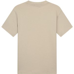 Malelions Sport Counter Oversized T-Shirt - Taupe M