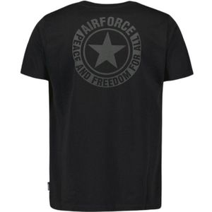 Airforce Wording Logo T-Shirt - True Black XL