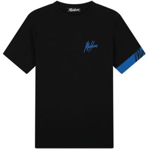 Malelions Captain T-Shirt 2.0 - Black/Cobalt XL